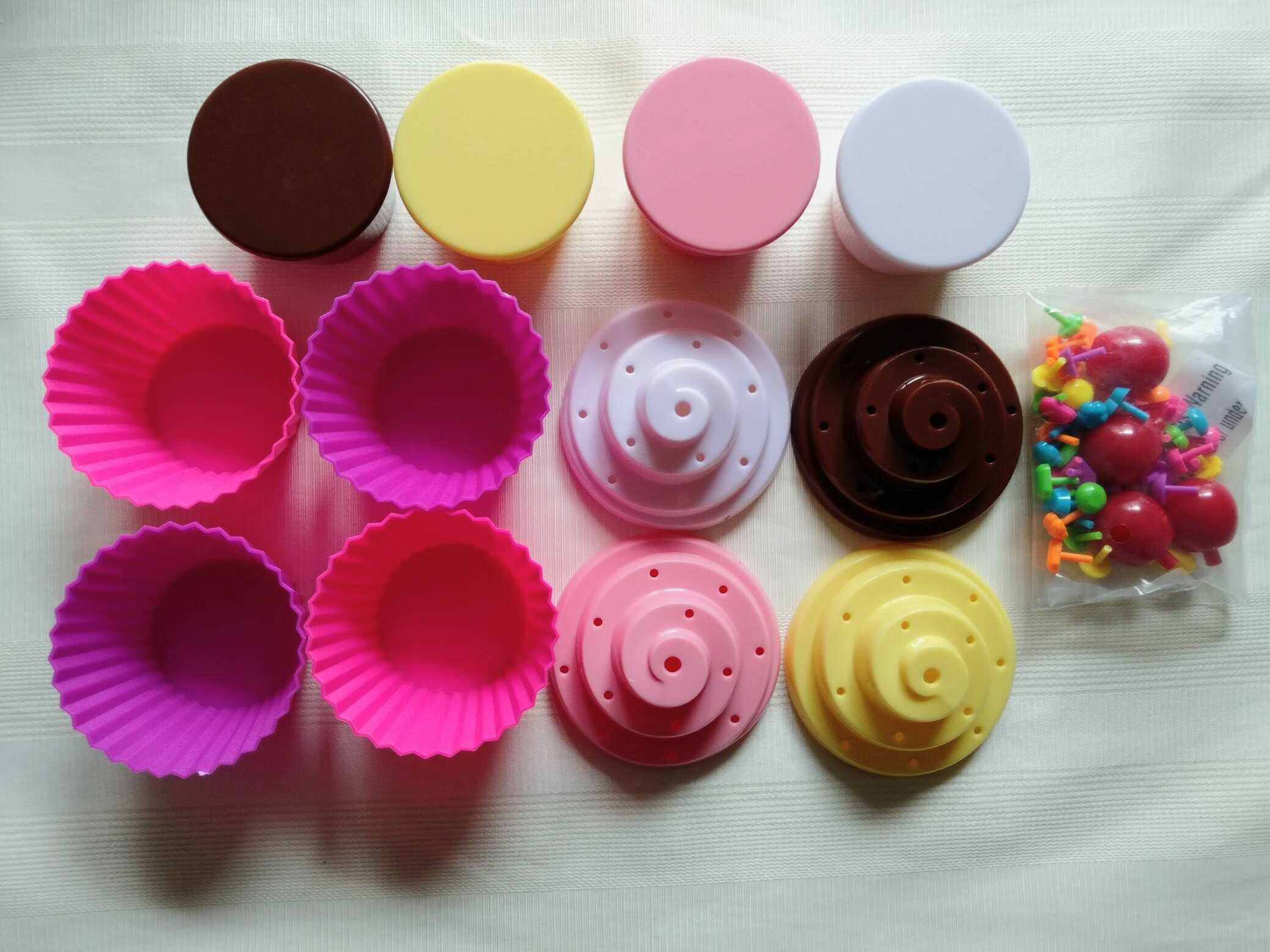 Plastic cupcakes